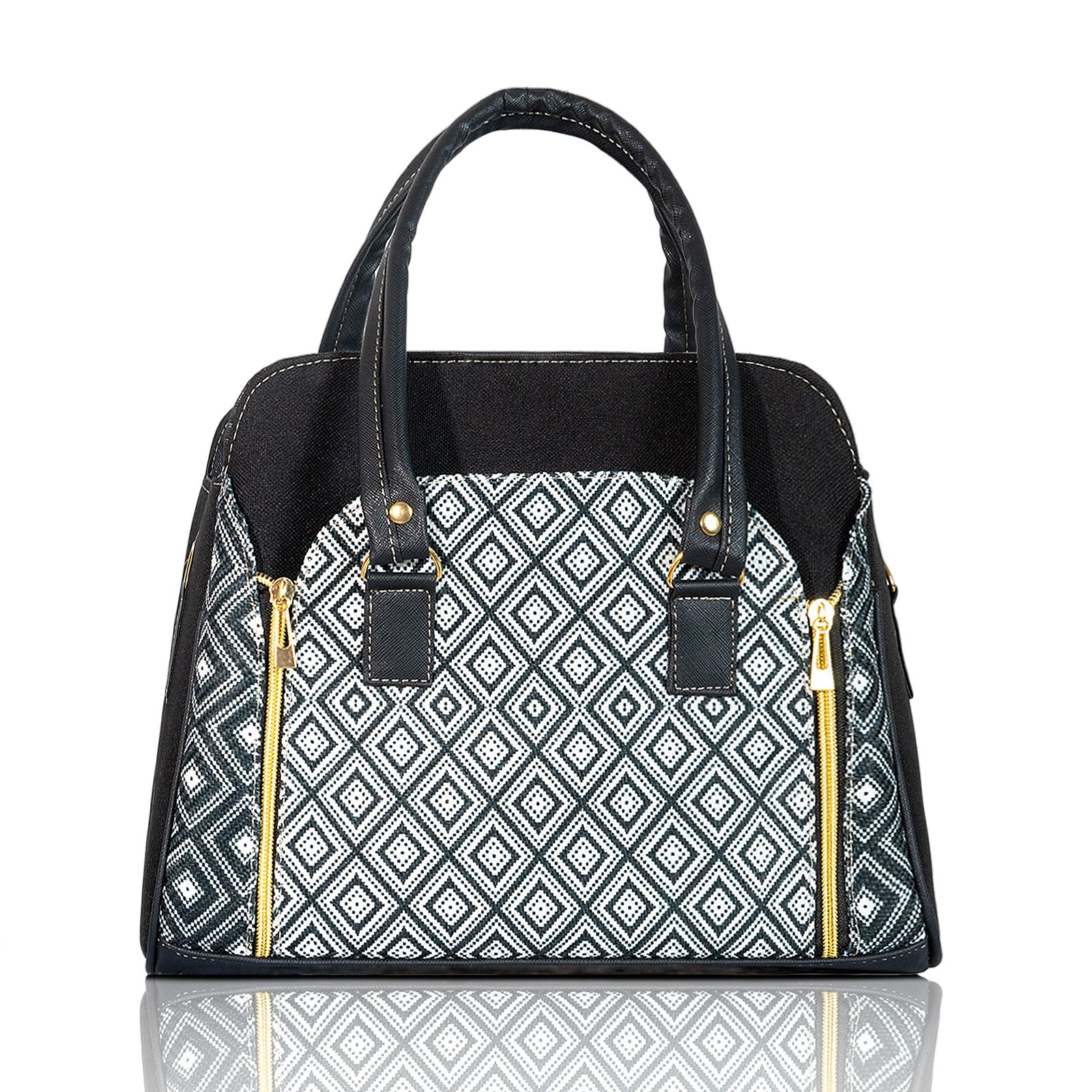 Bolsa artesanal organizadora Trival negro