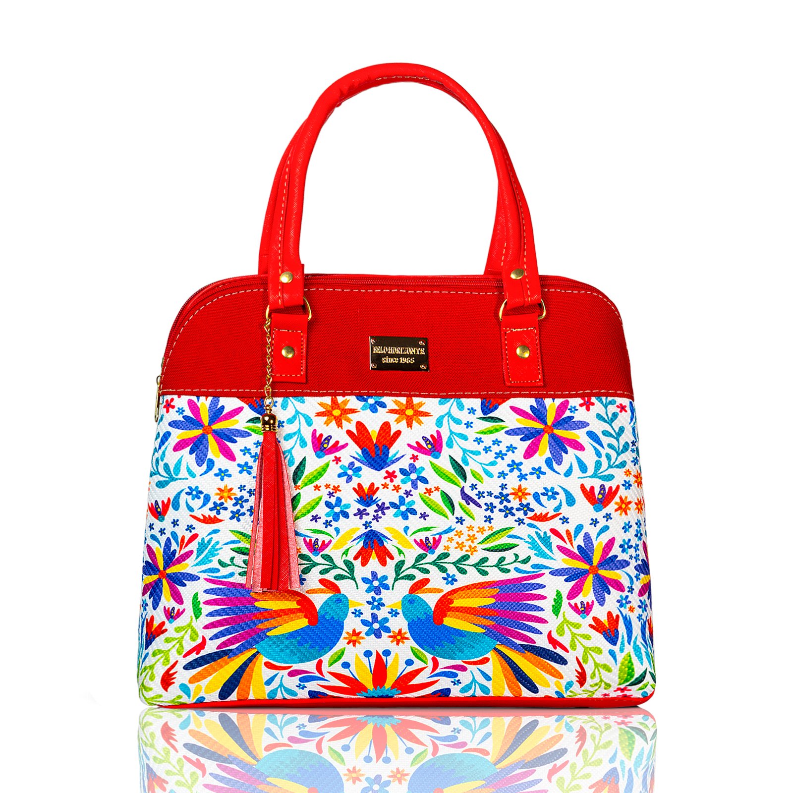 Bolsa artesanal de boquilla roja Tenangos