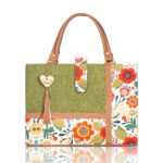 Portafolio artesanal verde Olivo