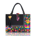 Portafolio artesanal negro Tenangos