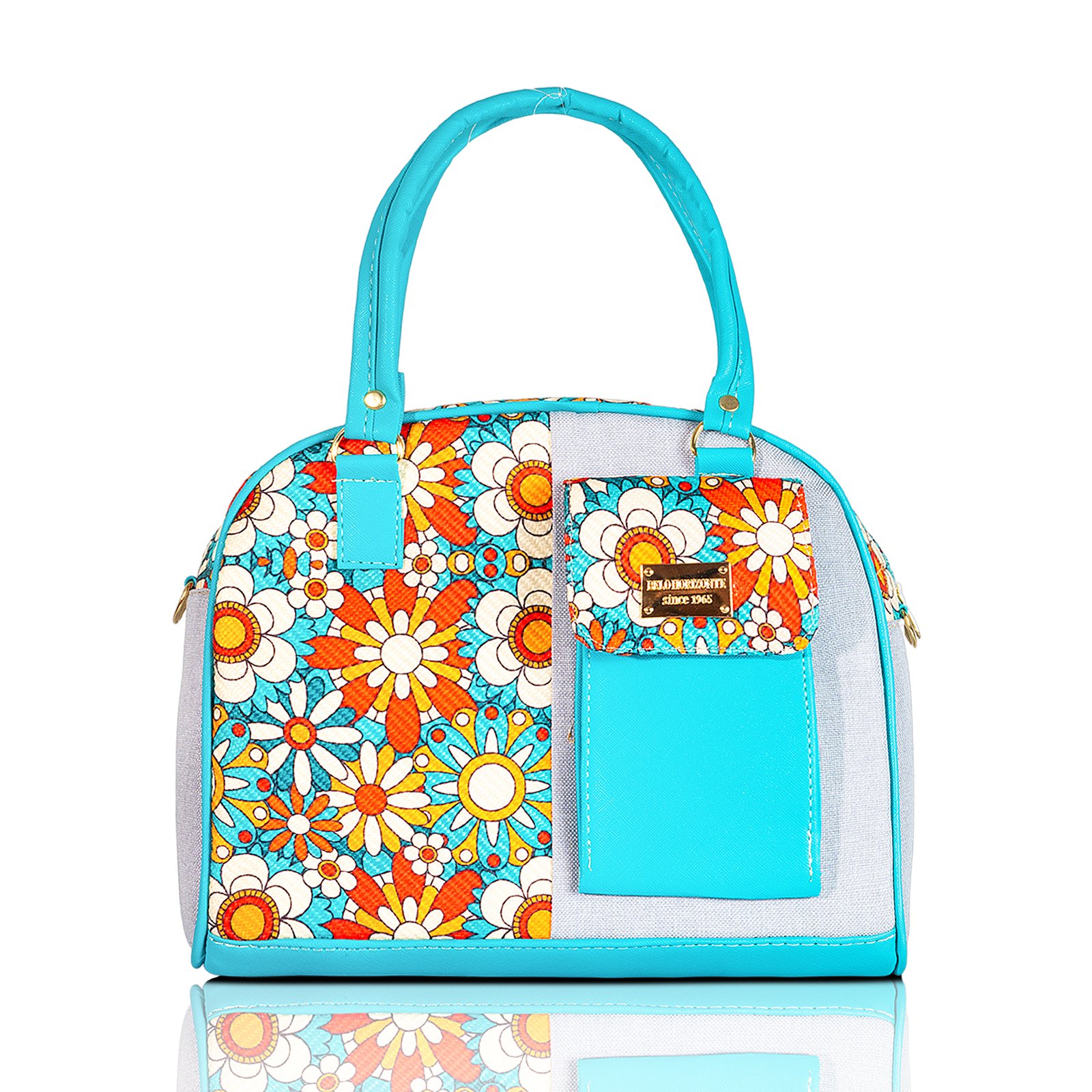 Bolsa artesanal porta celular Margaritas