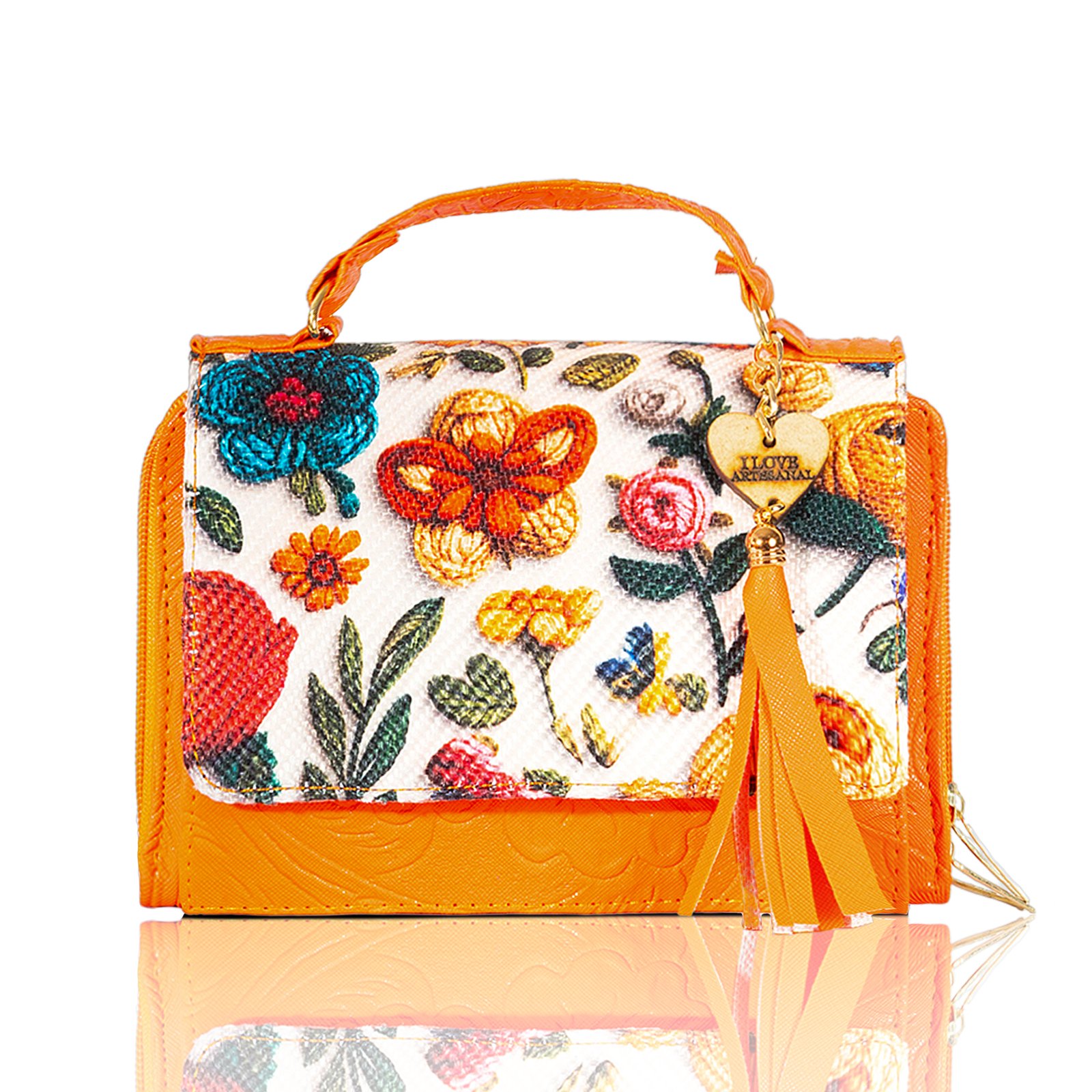 Cartera porta celular Naranja